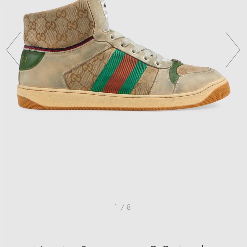 brand new GUCCI Screener GG Hightop Sneaker - Picture 5 of 5